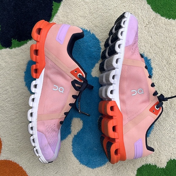 On Cloud X Fiji Pink Sneakers - Picture 4 of 8